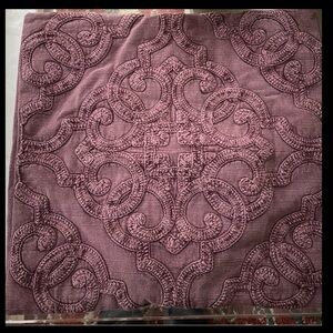 Set of 2: Pottery Barn Washed Fig Pillow Cover